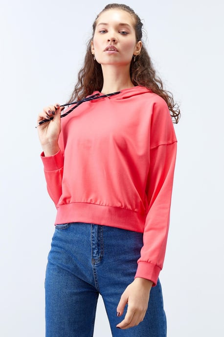 Ontspannen Hoodie Met Strikdetail - Image 5