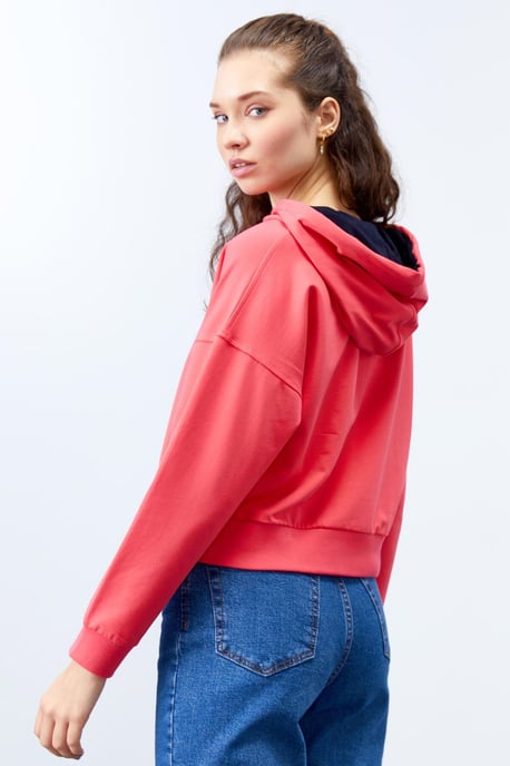 Ontspannen Hoodie Met Strikdetail - Image 6