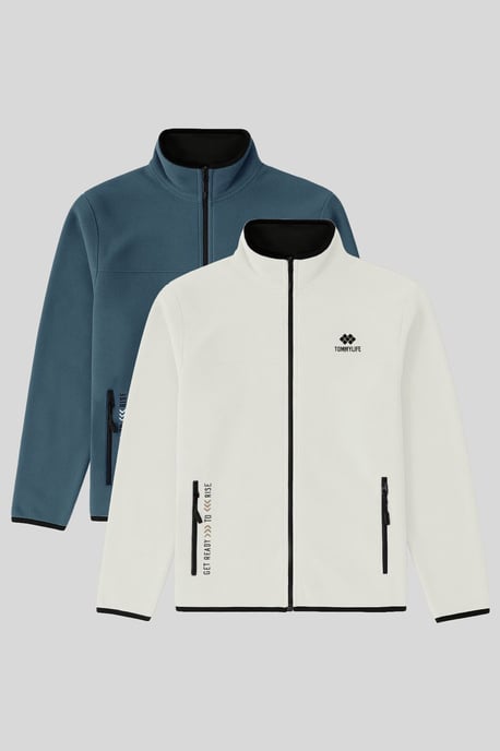 Herrar Plush Zip-Front Tröja - Image 1