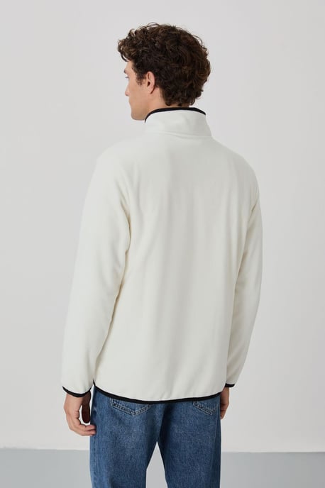 Herrar Plush Zip-Front Tröja - Image 6