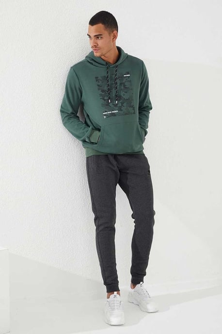 Heren Hoodie met Camouflageprint - Image 2