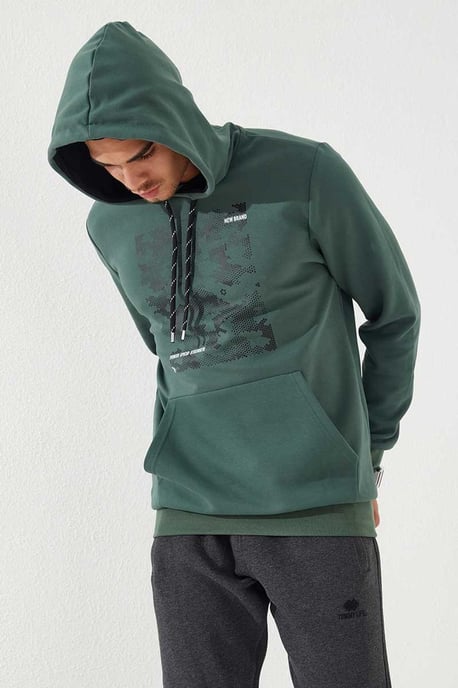Heren Hoodie met Camouflageprint - Image 6