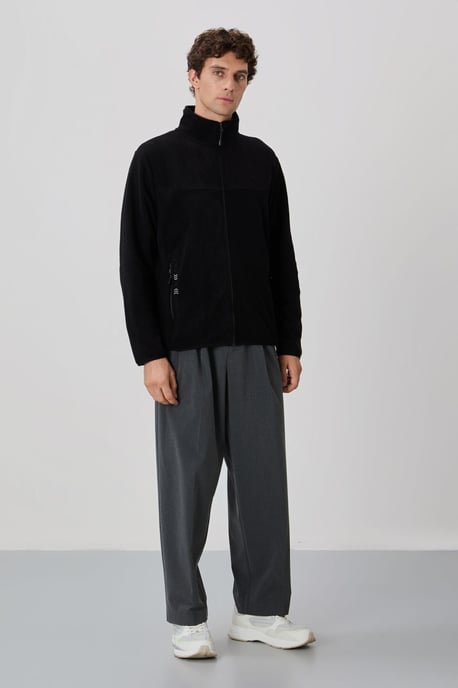 Herrarnas plysch zip-up sweatshirt - Image 6