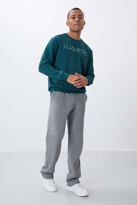 Heren Geprinte Ronde Hals Sweatshirt - Image 3
