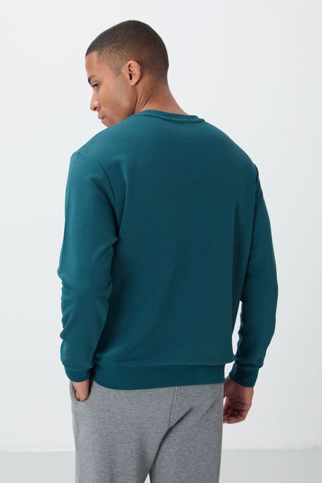 Heren Geprinte Ronde Hals Sweatshirt - Image 5