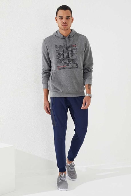 Heren Hoodie met camouflageprint - Image 2
