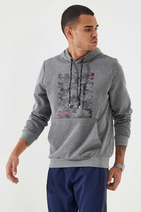 Heren Hoodie met camouflageprint - Image 6