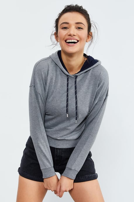 Ontspannen Hoodie Met Strikdetail - Image 3