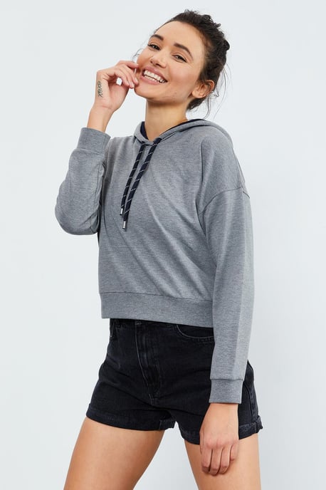 Ontspannen Hoodie Met Strikdetail - Image 5