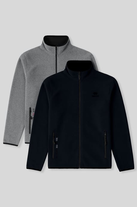 Men's Plush Zip-Front Sweatshirt - Image 1