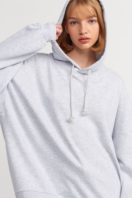 Överdimensionerad bomulls hoodie sweatshirt - Image 4