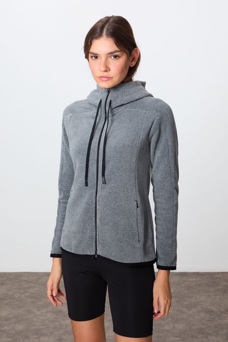 Vrouwen Pluche Rits-Hoodie - Image 3
