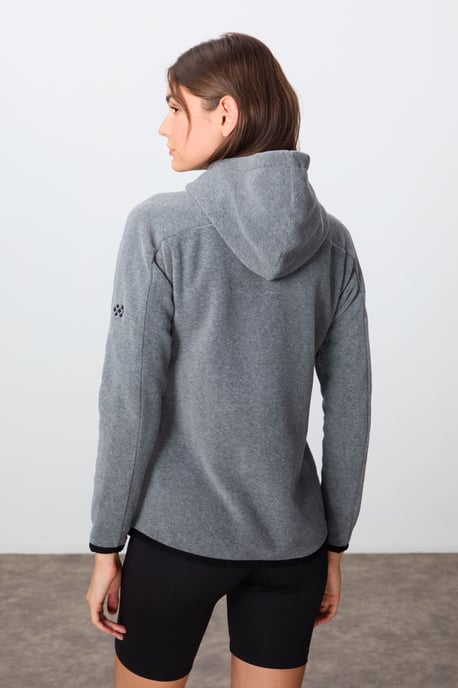 Vrouwen Pluche Rits-Hoodie - Image 6