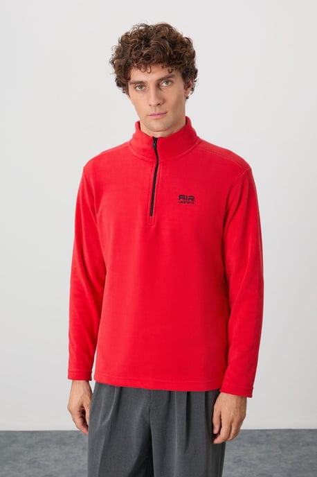 Herr Plush Half-Zip Sweatshirt - Image 4