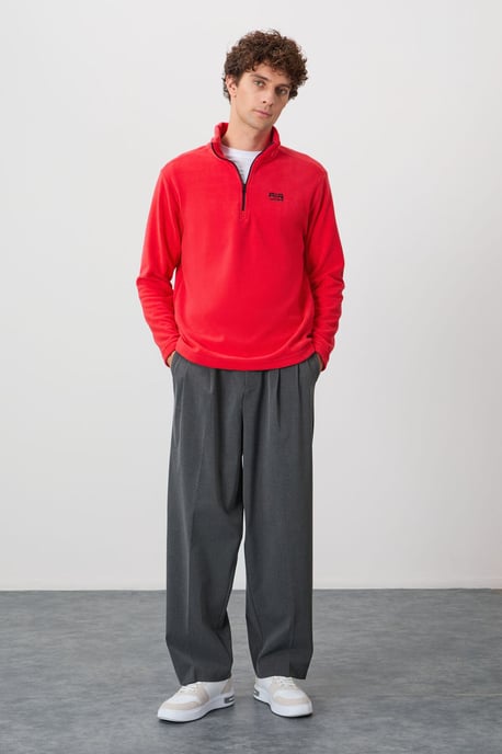 Herr Plush Half-Zip Sweatshirt - Image 5