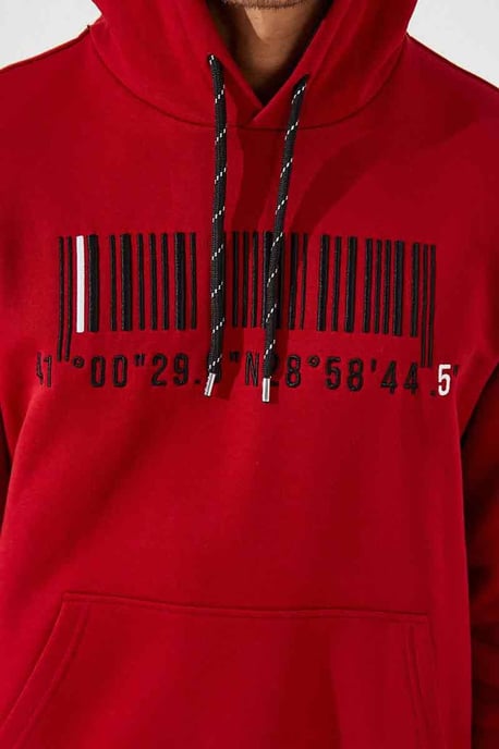 Tryckt Hooded Sweatshirt - Image 3