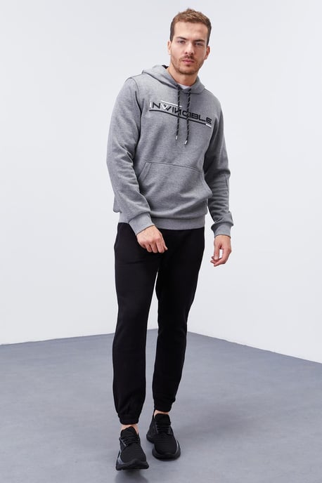 Men's Printed Hooded Sweatshirt With Pocket - Image 4