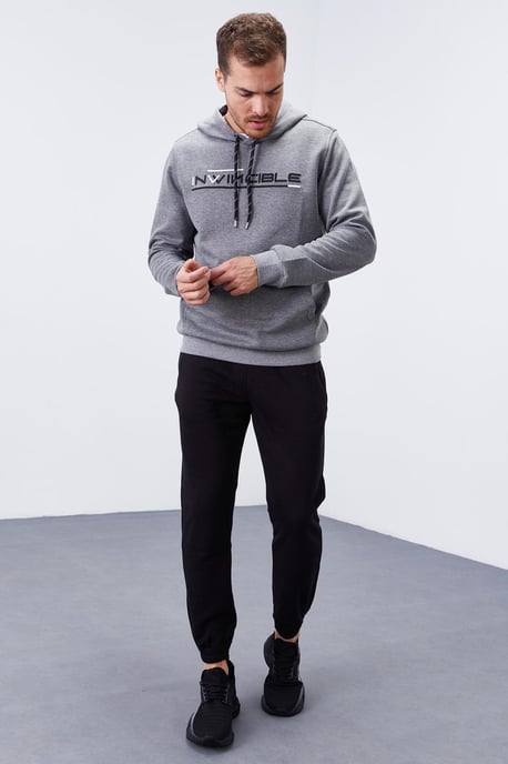 Men's Printed Hooded Sweatshirt With Pocket - Image 6