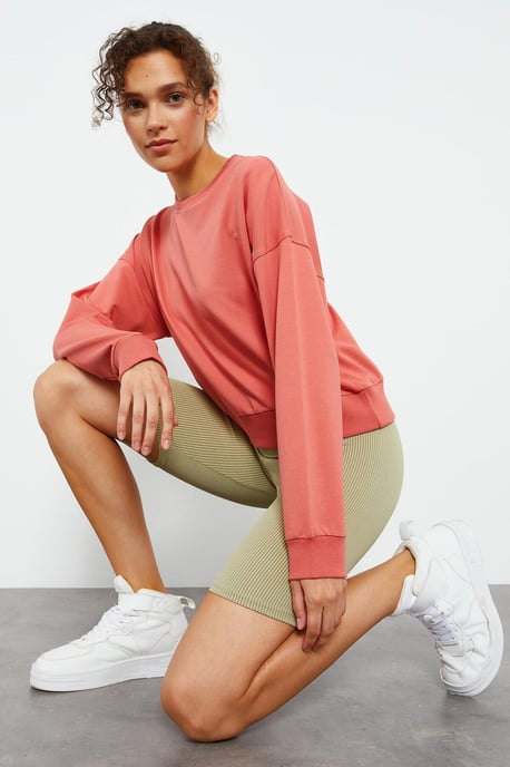 Dames Casual Crew Neck Sweatshirt - Image 3