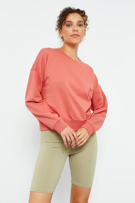 Dames Casual Crew Neck Sweatshirt - Image 4
