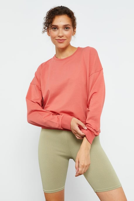 Dames Casual Crew Neck Sweatshirt - Image 6