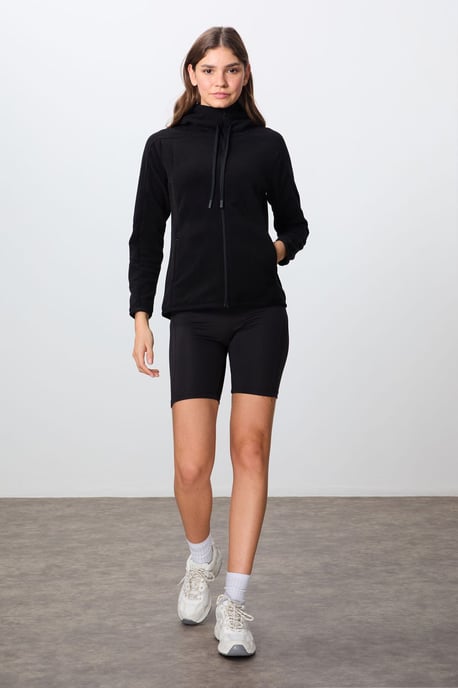 Dames Pluche Zip-up Hoodie - Image 2