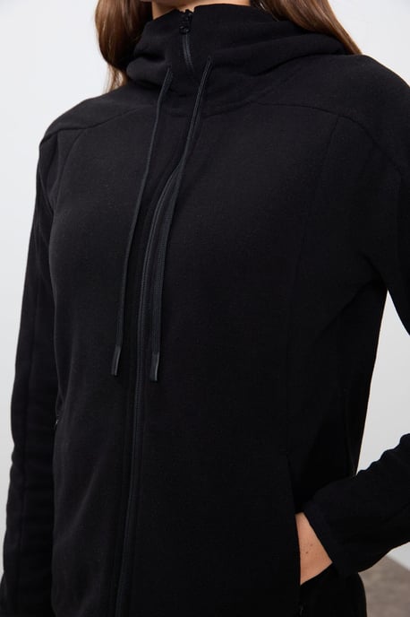 Dames Pluche Zip-up Hoodie - Image 3
