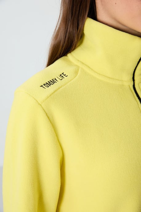 Dames Pluche Rits-Voorkant Sweatshirt - Image 5