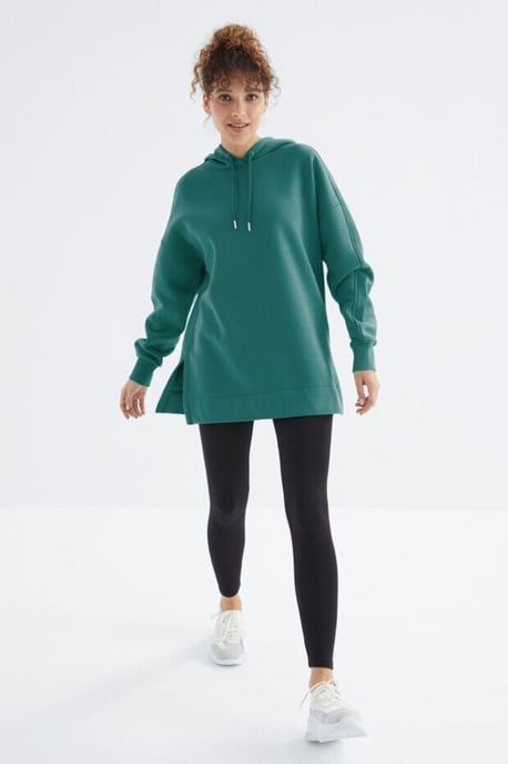 Oversized Hooded Sweatshirt With Pocket - Image 2