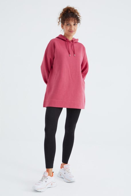 Oversized Hooded Sweatshirt With Pocket - Image 5