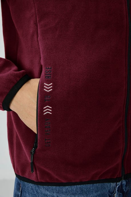 Herrarnas plysch zip-up sweatshirt - Image 4