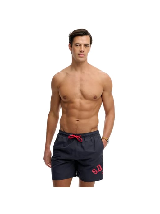 Superdry heren zwempak met logo-opdruk, maat 16 - Image 1