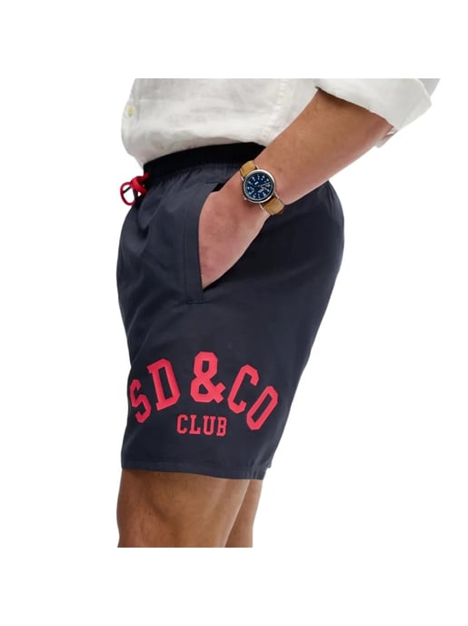 Superdry heren zwempak met logo-opdruk, maat 16 - Image 3