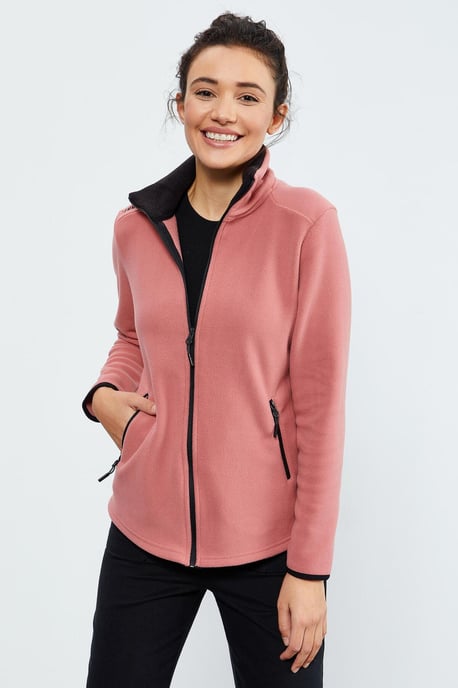 Dames Pluche Ritssluiting Sweatshirt - Image 5