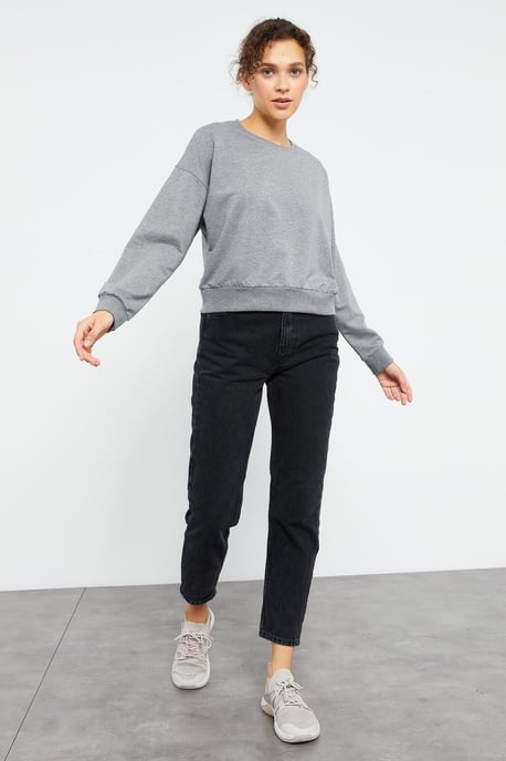 Women's Relaxed Crew Neck Sweatshirt - Image 2