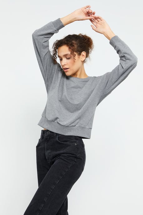 Women's Relaxed Crew Neck Sweatshirt - Image 3