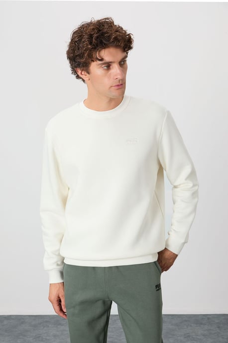 Heren Regular Fit Crew Neck Sweatshirt - Image 3