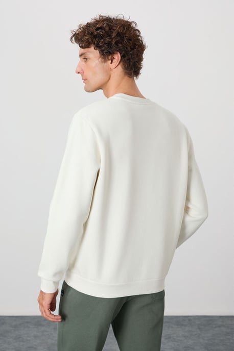 Heren Regular Fit Crew Neck Sweatshirt - Image 5