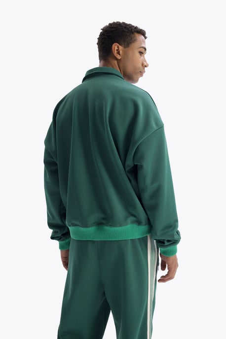 Dragsko-halsringning tryckt sweatshirt - Image 3