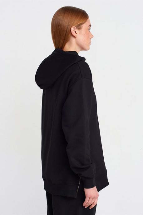Oversized Katoenen Zip-Front Hoodie - Image 2