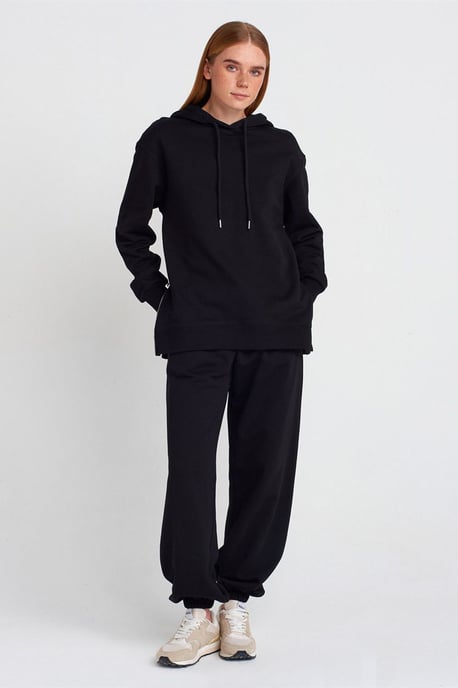 Oversized Katoenen Zip-Front Hoodie - Image 3