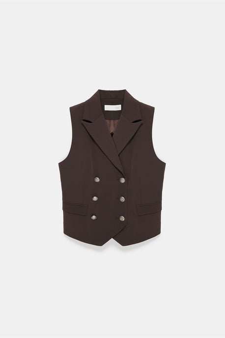 Kvinnors vävd väst med sjalkrage - Image 6