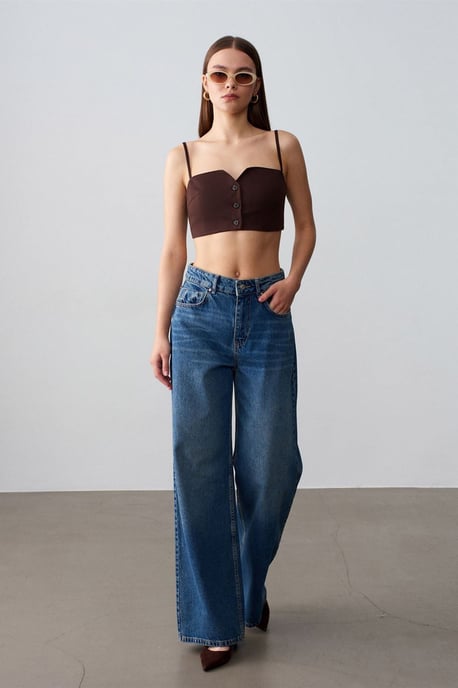 Kvinnors kortärmad figursydd Tencel-väst - Image 4