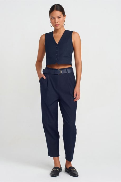 Dames Getailleerd Korte Mouw Vest - Image 4