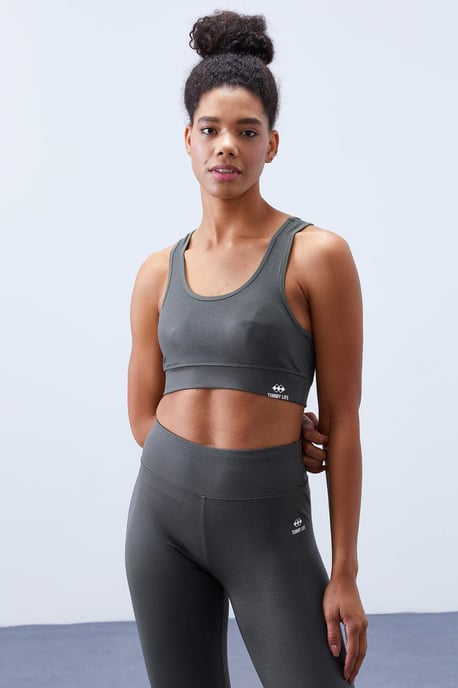 Ärmlös aktiv uppsättning med högmidjade leggings - Image 2