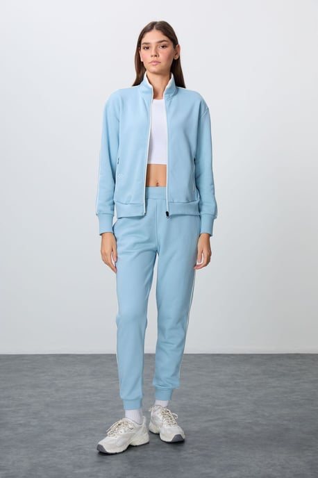 Oversized Sweatshirt met Ritskraag en Broekset - Image 5