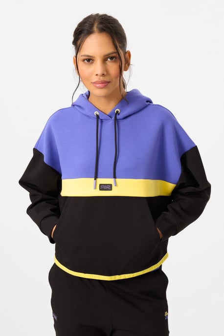 Kleurblok Hooded Sweater en Broek Set - Image 2