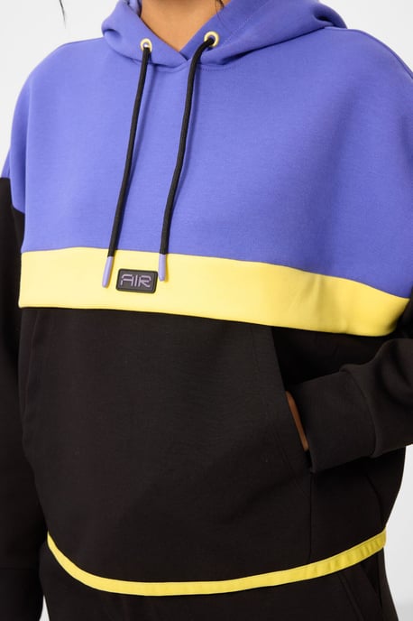 Kleurblok Hooded Sweater en Broek Set - Image 5