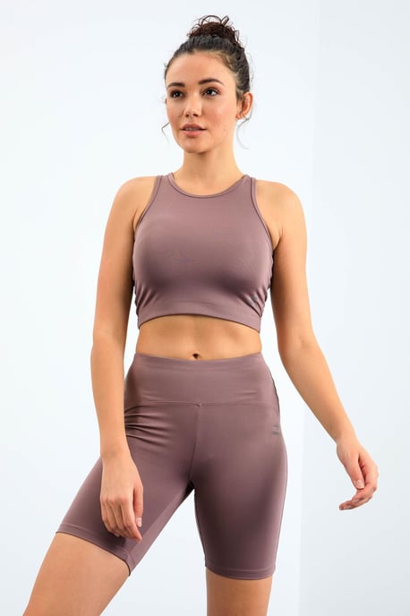 Mouwloze Slim-fit Actieve Set Met Fietsshorts - Image 1