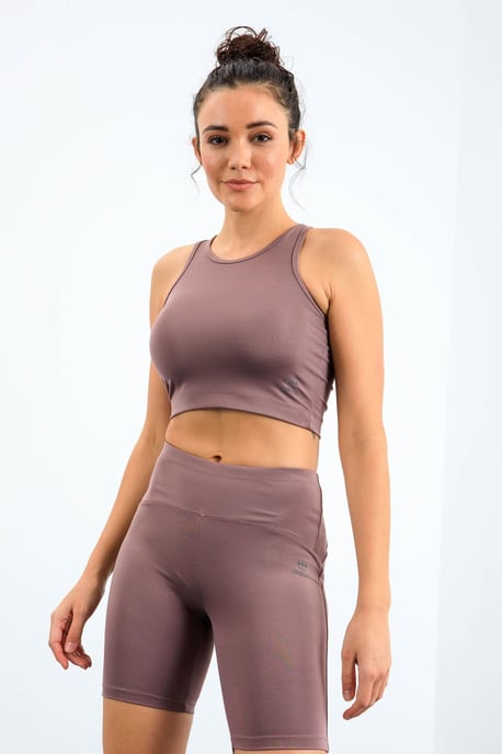 Mouwloze Slim-fit Actieve Set Met Fietsshorts - Image 4